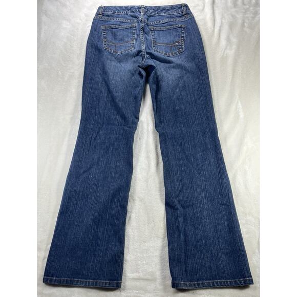Tommy Hilfiger Jeans Womens‎ 4R Blue Bootcut Stretch Denim Mid Rise Embroidered - Picture 5 of 8